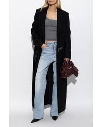 DSquared² - Coat With Leather Belt - Lyst
