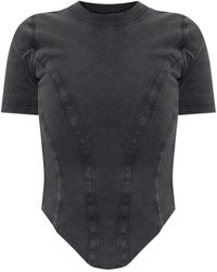 Balenciaga - Top With An Asymmetric Hem - Lyst