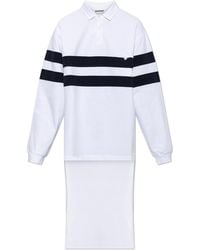 DARKPARK - Cotton Polo Shirt 'Jill' With Asymmetric Cut - Lyst