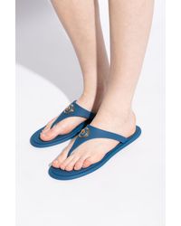 Versace - Flip-Flops With Logo - Lyst