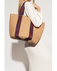 Chloé - ‘Woody Large’ Shopper Bag - Lyst