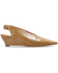 Odissi - Leather Wedge Shoes - Lyst