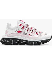Versace Trigreca Lace-up Sneakers - Pink