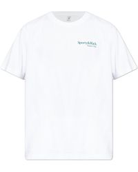 Sporty & Rich - T-Shirt From The "Tennis Club" Collection - Lyst