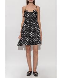 Ganni - Polka Dot Patterned Dress - Lyst