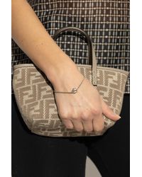 Fendi - Bracelet With Pearl Charm - Lyst