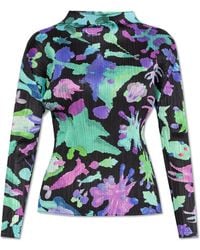 Pleats Please Issey Miyake - Pleated Top - Lyst