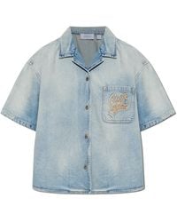 Off-White c/o Virgil Abloh - Denim Shirt With Pocket - Lyst