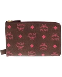 MCM - Monogram Pouch - Lyst