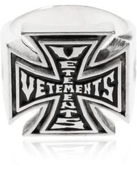 Vetements - Logo Ring - Lyst
