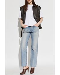 McQueen - Jeans With Belt - Lyst