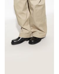 Bottega Veneta - ‘Strut’ Leather Ankle Boots - Lyst