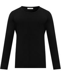 Lemaire - Ribbed Long Sleeve Top - Lyst