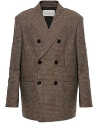 Ami Paris - Wool Blazer With Double Vent - Lyst