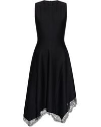 McQueen - Asymmetrical Sleeveless Dress - Lyst