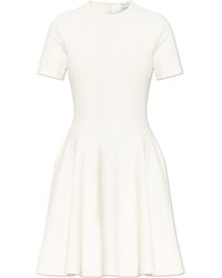 McQueen - Dress With Decorative Stitching - Lyst
