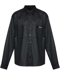 Dolce & Gabbana - Wool Shirt With Pockets - Lyst