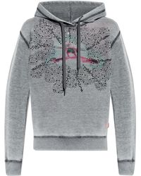 DIESEL - "F-Normy-Hood-S1" Hoodie - Lyst