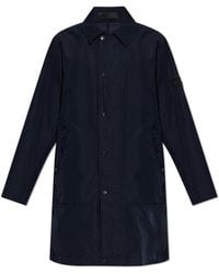 Stone Island - Parka With Hood And Logo Patch - Lyst