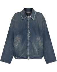 Balenciaga - Denim Jacket - Lyst