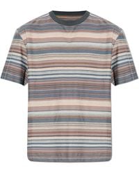 Paul Smith - T-Shirt With A Striped Pattern - Lyst