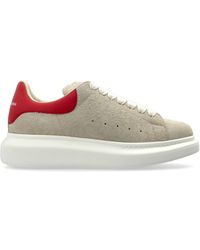 McQueen - Suede Sports Shoes With Logo - Lyst