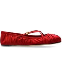 Dolce & Gabbana - Satin Ballet Flats - Lyst
