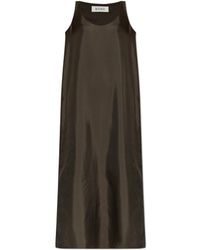 Rohe - Silk Dress With Spaghetti Straps - Lyst