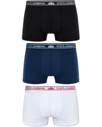 Dolce & Gabbana - Three-Pack Of Logo Boxers - Lyst