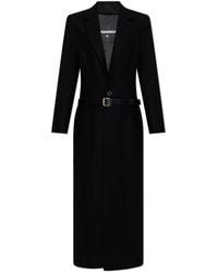 DSquared² - Coat With Leather Belt - Lyst