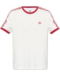 adidas Originals - T-Shirt With Embroidered Logo - Lyst