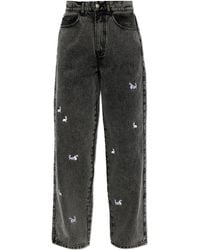 Carne Bollente - Jeans With Embroidery - Lyst