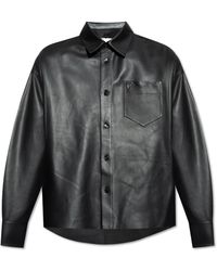 Ami Paris - Leather Shirt - Lyst