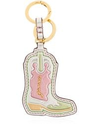 Ganni - Keyring With A Shoe Motif Pendant - Lyst