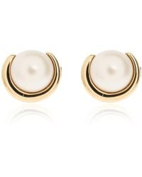 Kate Spade - Earrings With Artificial Pearl - Lyst