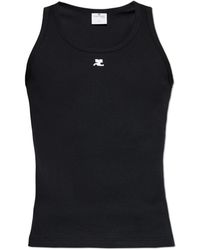 Courreges - Sleeveless T-Shirt - Lyst