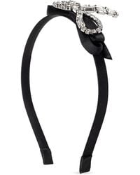 Jimmy Choo - Headband With Shimmering Crystals - Lyst