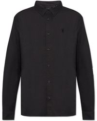 AllSaints - 'hermosa' Shirt From Organic Cotton, - Lyst