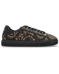 Versace - Sports Shoes With Logo - Lyst