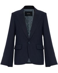 Zadig & Voltaire - Blazer With Decorative Appliqué - Lyst
