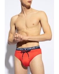 Emporio Armani - Swim Briefs From The 'Sustainability' Collection - Lyst