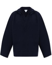 Bottega Veneta - Wool Sweater With V-Neck - Lyst