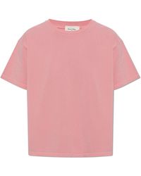 American Vintage - T-Shirt With A Crew Neck - Lyst