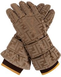 Fendi - Ski Gloves With Monogram - Lyst