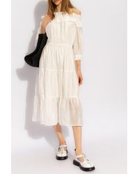 Munthe - 'Kumiso' Dress With Puffy Sleeves - Lyst