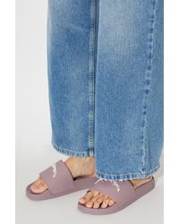 Palm Angels - Logo Slide Sandals - Lyst