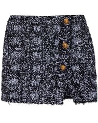 Balmain - Skirt With Lurex Thread - Lyst