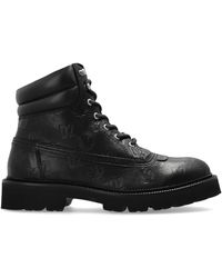 DSquared² - Leather Shoes "D2 Monogram" - Lyst