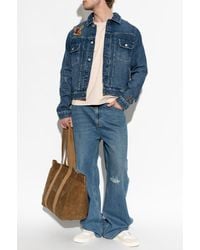 AllSaints - Denim Jacket "Exile" - Lyst