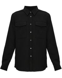 Ami Paris - Wool Shirt With Pockets - Lyst